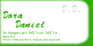 dora daniel business card
